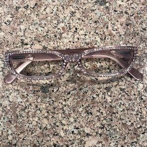 I ♥️ eyewear Pink rhinestones